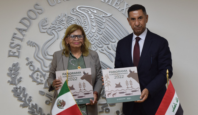 Interesa a Irak ampliar comercio agroalimentario con México: Agricultura