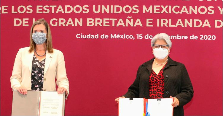 México y Reino Unido firman Acuerdo de Continuidad Comercial que mantiene el libre comercio entre ambos países